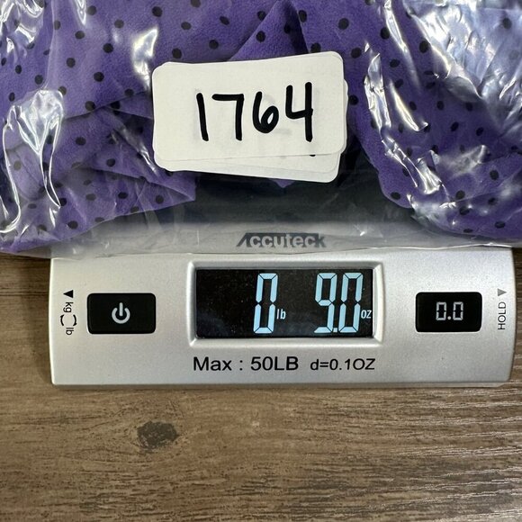 Chicos Design Silk Purple Polka Dot Zip Up Hooded Lightweight Jacket Size L (2) - Picture 14 of 14